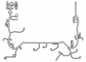 Wiring under the hood Toyota Sequoia 08-10