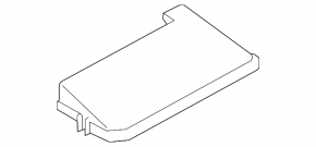 Lexus Hs250h 10-12 Underhood Fuse Box Cover