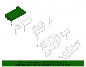 Lexus Hs250h 10-12 Underhood Fuse Box Cover