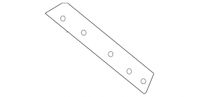 Rear bumper mount right Hyundai Elantra AD 17-18 prerest