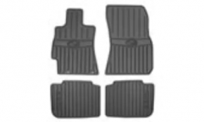 Set of black floor mats for the Subaru Tribeca B10 2008-2014, 3 rows