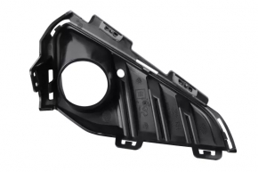 Right fog light frame GMC Terrain 18-21 with chrome molding