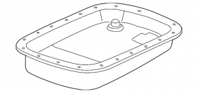 Automatic transmission pan BMW 1 E82 08-13 3.0, 3.0T