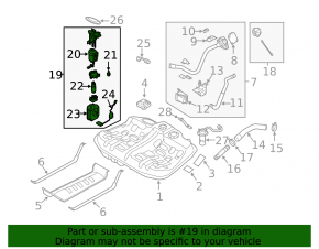Fuel pump for Hyundai Sonata 11-12 hybrid