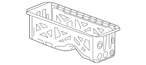 Battery tray metal Chevrolet Cruze 16-
