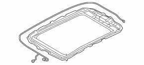 Audi Q3 F3 19-22 panoramic window mechanism