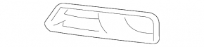 Left bumper grille for Toyota Camry v40 SE with fog lights