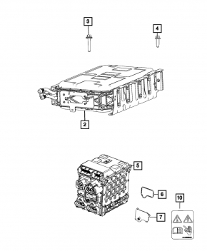 Jeep Grand Cherokee WL 22-25 PHEV Battery Assembly