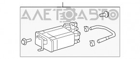Canister with carbon absorber naked Toyota Highlander 08-13 2.7 3.5