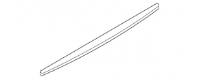 Upper trunk lid molding Infiniti M Q70 11-14