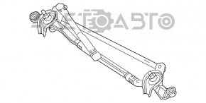 Wiper trapezoid with motor Toyota Highlander 20- for northern regions