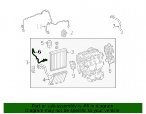 Heater Air Temperature Sensor (Evaporator) Toyota Avalon 13-18