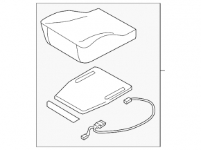 Occupant presence sensor for Audi A4 B8 08-16