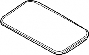 Infiniti FX35 FX45 03-04 sunroof glass