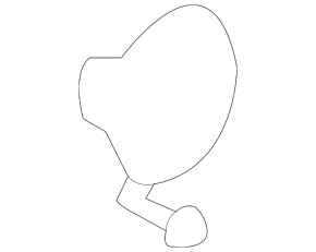 Left subframe cap for Porsche Cayenne 958 11-14