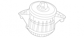 Right engine mount for Mercedes GLE 580 20-26 4.0