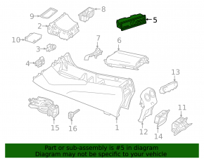 Mercedes GLC 20-22 front USB Hub, 2 USB-C ports