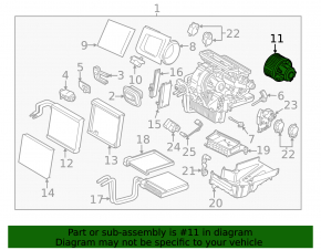 Heater fan motor Ford Transit Connect MK2 13-
