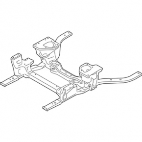 Front subframe Ford Mustang mk6 15- 2.3T