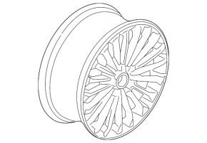 Wheel disk R18 5*108 Ford Fusion mk5 17-18 type 7, curb