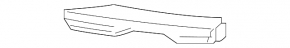 Fog light frame trim right upper Mazda CX-5 16-16