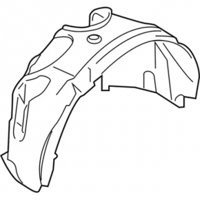 Front right mudguard Ford Edge 19- SE, SEL