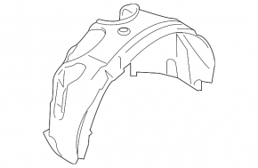 Front right mudguard Ford Edge 19- SE, SEL