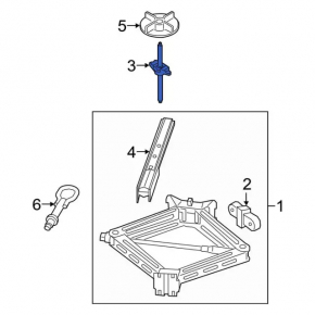 Ford Explorer Spare Wheel Mount 20- Bolt