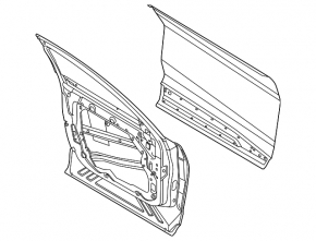 Door assembly front left Ford Mustang Mach-E 21-23