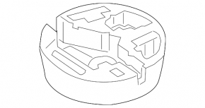 Foam tool holder for Porsche Cayenne 24-26