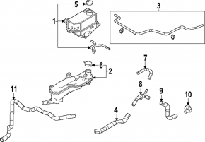 Mazda CX-90 24-26 Coolant Expansion Tank Cap (Plastic)