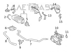 Crankcase ventilation valve Toyota Venza 21-24