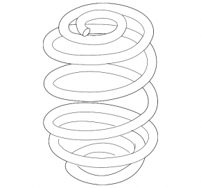 Rear left spring BMW X3 E83 03-10