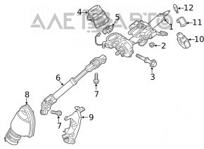 Steering column Lexus UX200 UX250h 19-22 EUR