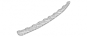 Rear bumper lip trim Audi A6 C7 12-15 s-line pkg