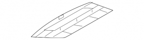 Black lower left dashboard trim for Audi E-Tron 19-23