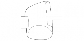 Tailgate bumper BMW X3 G01 18-21 on the tailgate