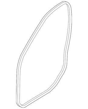 Front left door seal for BMW X1 F48 16-22