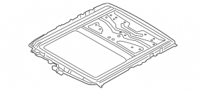 Hatch mechanism frame BMW 5 G30 17-23