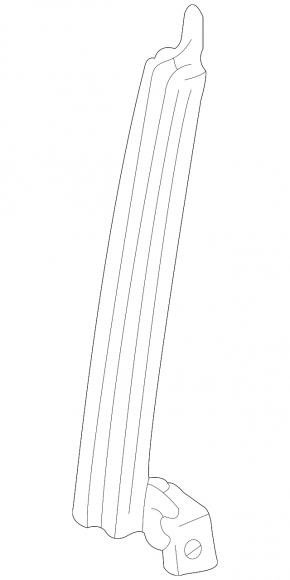 Front left door glass guide for Toyota Highlander 01-07