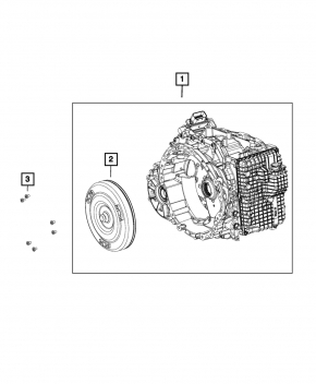 Automatic transmission assembly Jeep Compass 19-19 2.4 948TE AWD 9st-automatic 7k