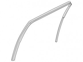 Kia EV6 22-24 rear right door glass seal
