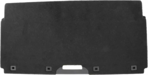 Rear trunk floor Nissan Rogue 14-20 black for 2 rows, scratch on handle