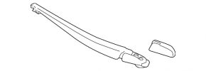 Rear wiper arm Toyota Prius 50 16-22