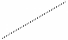Right door seal on the threshold of the Kia Sorento 21-25