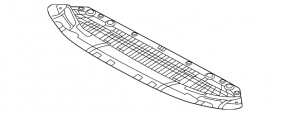 Front bumper protection Audi A4 B9 20-23 S-line