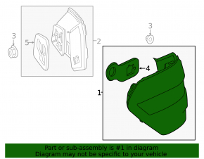 Outer wing light left Mercedes W212 14-16