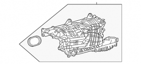Intake manifold Mercedes X167 GLS 450 24-26