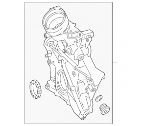 Mercedes GLC 300 20-22 Front Engine Cover