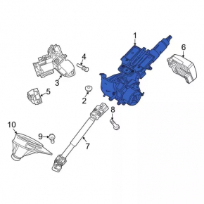 Ford Fiesta 11-19 Steering Column Without Ignition Switch